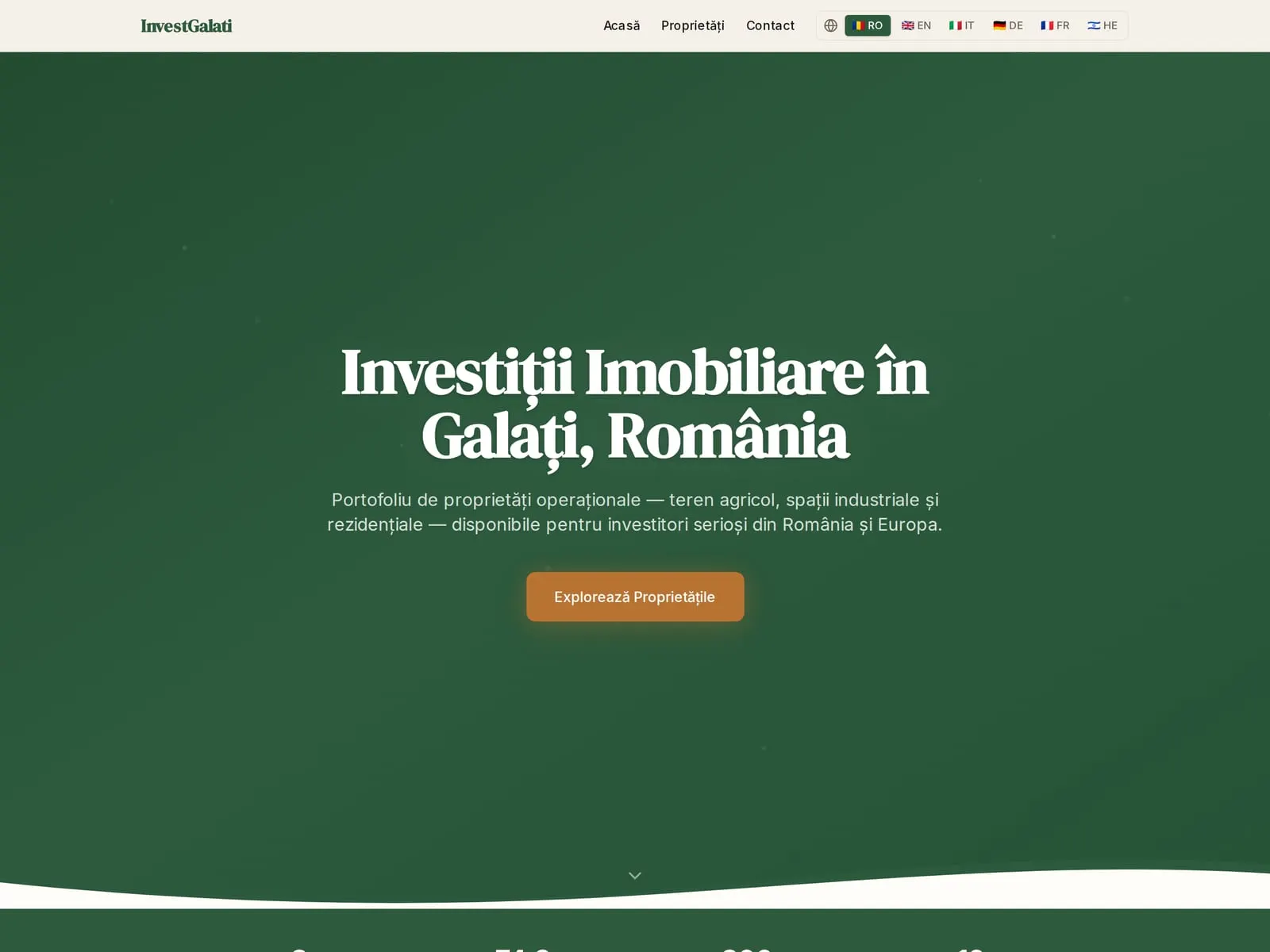 invest-galati.com homepage